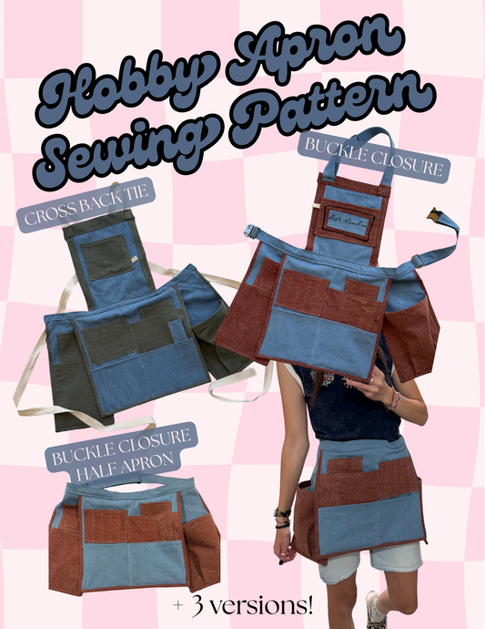 Brit’s Thread Co. Hobby Apron Sewing Pattern - digital file