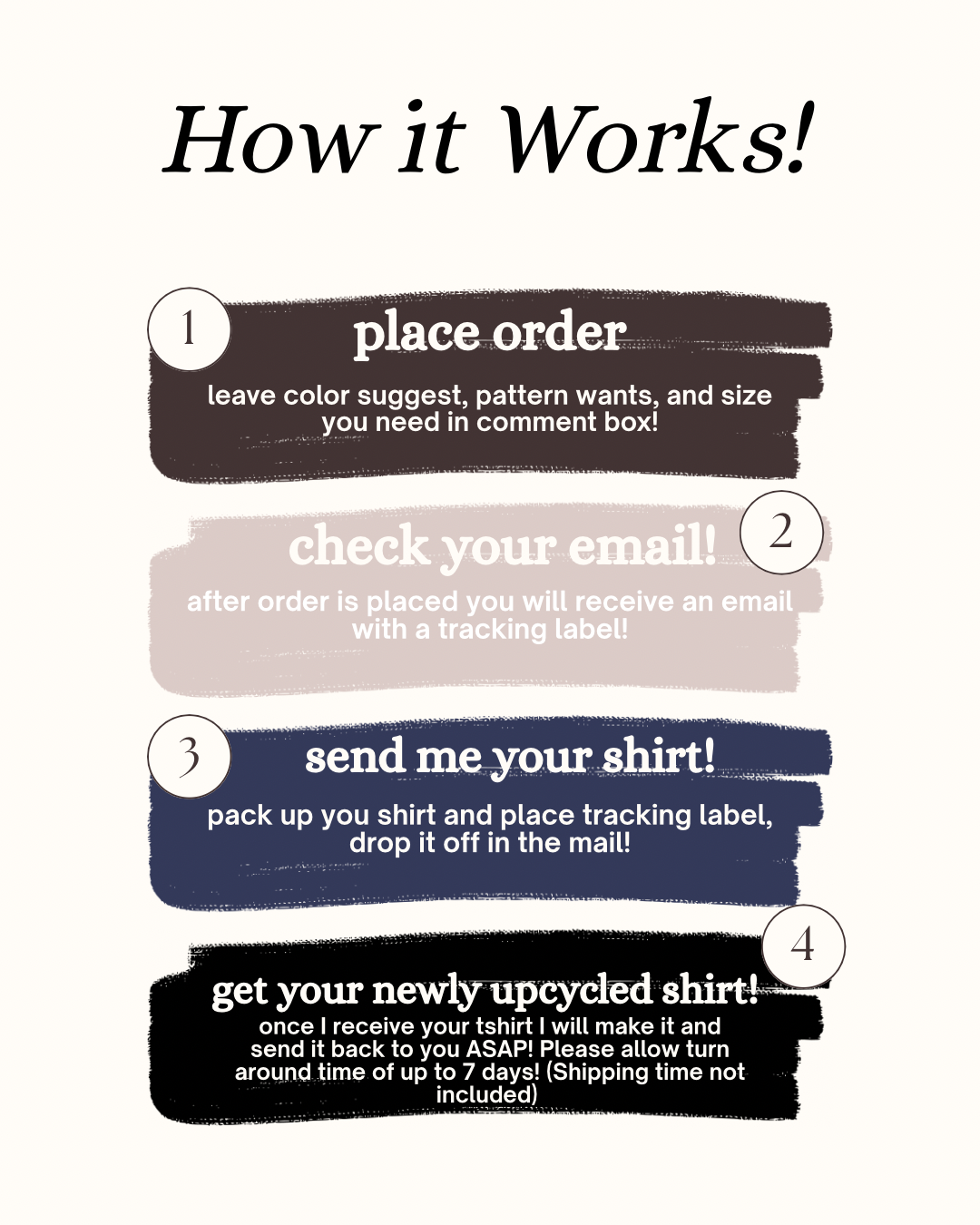 Rocker Tshirt Upcycle - send me your shirt!
